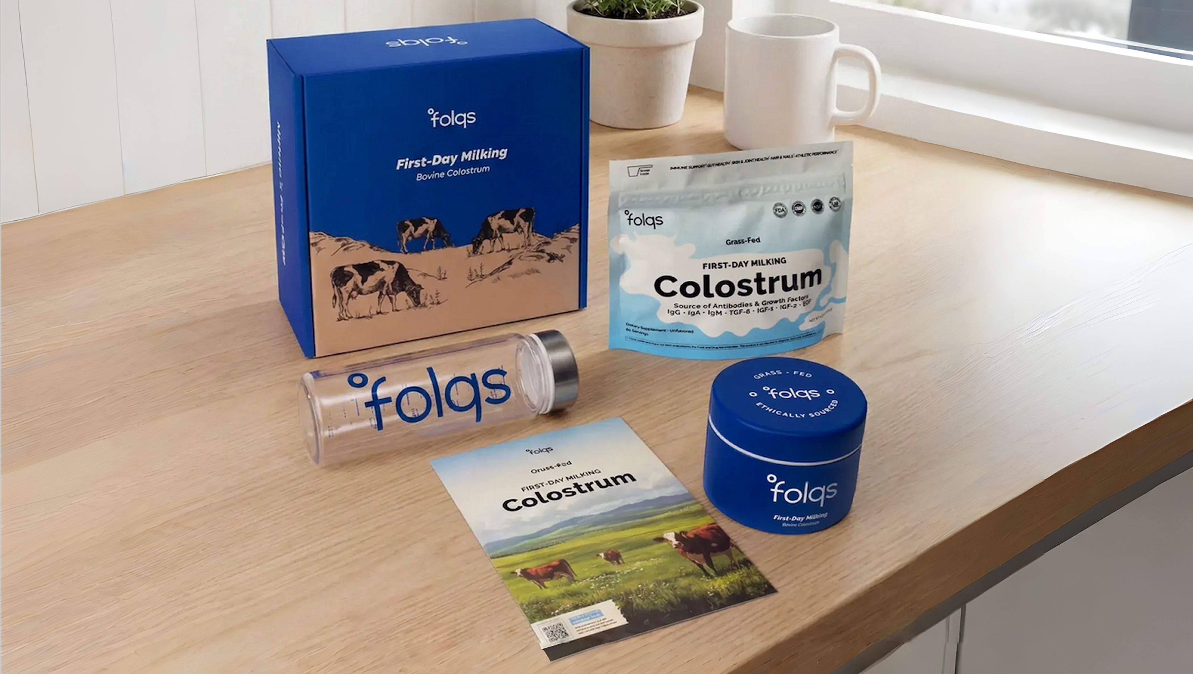 Meet Folqs First-<strong>Day</strong> Bovine Colostrum.